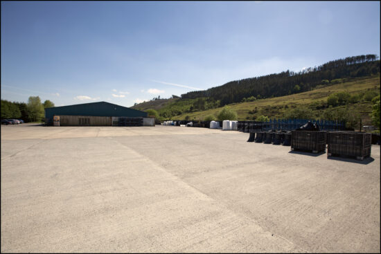 Back of Factory Showing the Amount of Storage Space